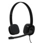 Logitech Stereo H151 Kablet Høretelefoner Sort Logitech Stereo H151 Kablet Høretelefoner Sort